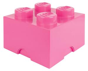 LEGO Úložný box stohovatelný 2 x 4 knoflíky, 2 kusy (světle fialová / zářivě fialová) (100349674002)