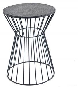 Odkládací stolek VARIATION 45 CM černý Nábytek | Doplňkový nábytek | Odkládací stolky