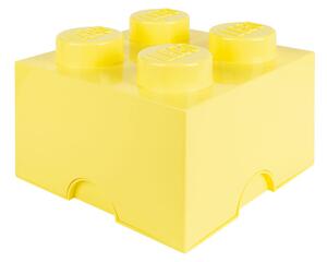 LEGO Úložný box stohovatelný 2 x 4 knoflíky, 2 kusy (studená žlutá / světle oranžová) (100349674003)