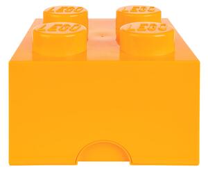 LEGO Úložný box stohovatelný 2 x 4 knoflíky, 2 kusy (studená žlutá / světle oranžová) (100349674003)
