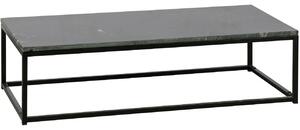 Hoorns Černý mramorový konferenční stolek Mell 120 x 60 cm