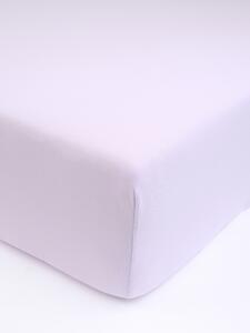 Jersey prostěradlo s lycrou Deluxe 140 × 200 cm – lila