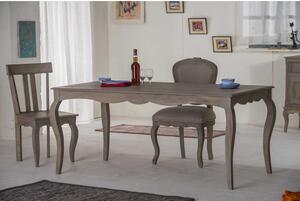 Jídelní stůl šedý 135x90 z mangového dřeva Arya