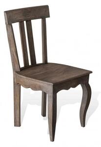 Sob nabytek | Dřevěná šedá židle z manga Arya F0BO-104