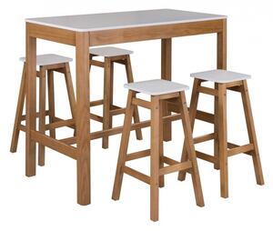 SOB NABYTEK | Dřevěný barový stolek Marckeric Caya F011263