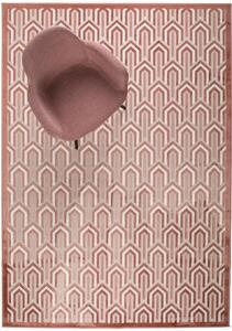 Růžový koberec ZUIVER BEVERLY 170 x 240 cm