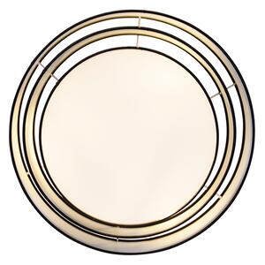 Moderní stropní svítidlo černé 45 cm 3-světlo - Drum Trio