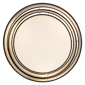 Moderní stropní svítidlo hnědé 45 cm 3-světlo - Drum Trio