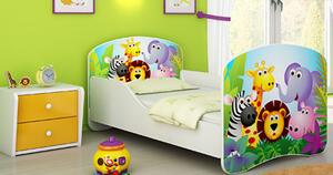 Dětská postel - ZOO - 140x70 cm