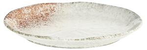 Keramický talíř White/Orange ø 27 cm