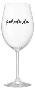 POHODINDA - čirá sklenice na víno 350 ml