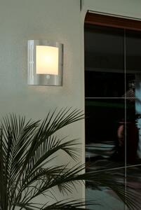 Eglo 88144 CITY - Venkovní svítidlo s pohybovým sezorem IP44 + Dárek LED žárovka (Moderní nástěnné svítidlo s čidlem v nerezové oceli)