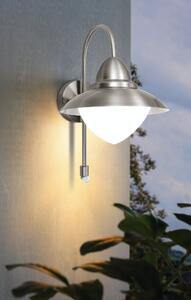 Eglo 87105 SIDNEY - Venkovní světlo s čidlem + Dárek LED žárovka (Moderní venkovní svítidlo na zeď s pohybovým senzorem )