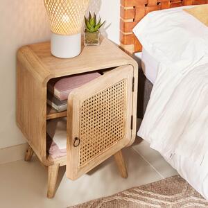 Dřevěný noční stolek Kave Home Nalu 40 x 30 cm