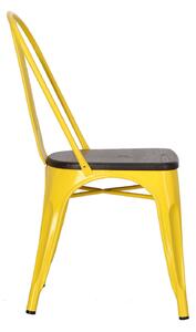 Židle Paris Wood kartáčovaná borovice žlutá