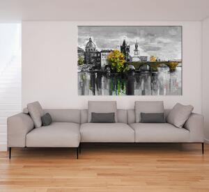 Malvis Malba Karlova mostu Velikost (šířka x výška): 150x100 cm