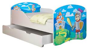 Dětská postel - Rytíř 140x70 cm + šuplík