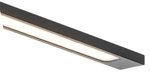 Moderní nástěnné svítidlo černé 62 cm vč. LED IP44 - Jerre