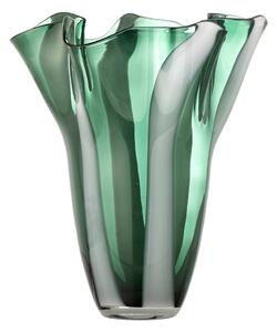 Zelená skleněná ručně vyrobená váza (výška 32 cm) Lettice – Bloomingville