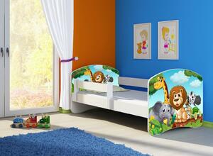 Dětská postel - Safari 2 140x70 cm bílá