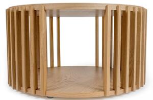 Dubový kulatý konferenční stolek Woodman Drum Ø 83 cm