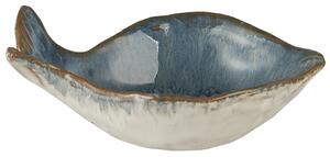 Kameninová miska Fish Ocean Blue Mini
