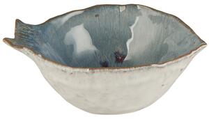 Kameninová miska Fish Ocean Blue Medium