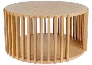 Dubový kulatý konferenční stolek Woodman Drum Ø 83 cm