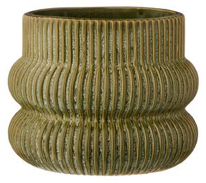 Keramický obal na květináč Distressed Green 16 cm