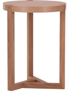Dubový kulatý odkládací stolek Woodman Brentwood 41 cm