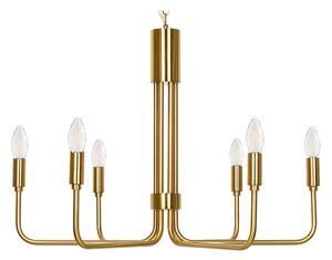 Lindby - Elanova 6 Lustr Brass - Lampemesteren
