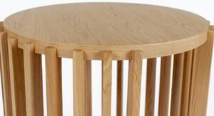 Dubový kulatý konferenční stolek Woodman Drum Ø 53 cm