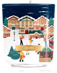 Ípuro Christmas Town Festive Rush vonná svíčka s víkem 270 g