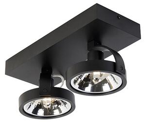 Designové bodové světlo černé nastavitelné 2-světlo - Go
