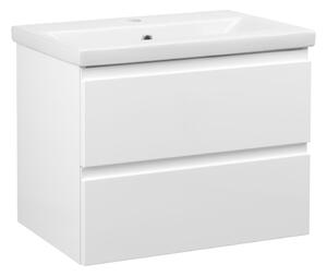 Koupelnová skříňka s keramickým umyvadlem Real II W 60/40