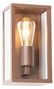 Průmyslová nástěnná lampa rezavě hnědá 26 cm IP44 - Charlois