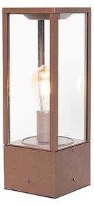 Průmyslová venkovní stojací lampa rezavě hnědá 40 cm IP44 - Charlois