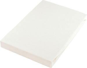 ELASTICKÉ PROSTĚRADLO, žerzej, krémová, 100/200 cm Esposa - Prostěradla