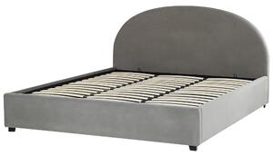 Manželská postel 180 cm Verena (šedá) (s roštem a úložným prostorem). 1076346