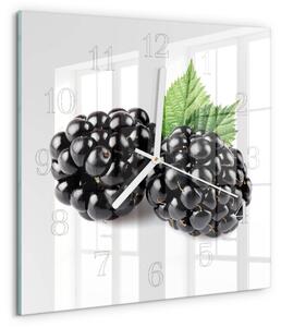 Skleněné hodiny Ostružiny zskb-30x30-00083537