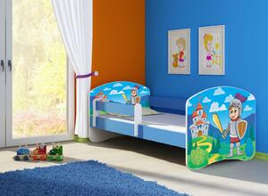 Dětská postel - Rytíř 2 140x70 cm modrá
