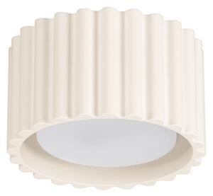Stropní svítidlo Aura, 1x béžové hliníkové stínítko, (6 cm)