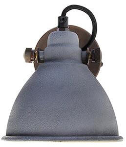 Průmyslová nástěnná lampa betonová s mědí nastavitelná - Liko