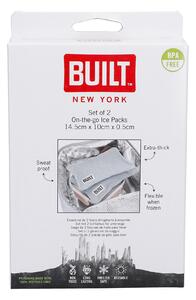 Chladící bloky BUILT NY, set 2 polštářků, modré BLTICEPK2PCMND