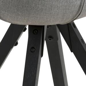 Židle Dima Light Grey/Black