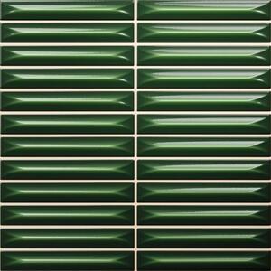 Obklad Vilar Albaro Arrow victorian green 20x20 cm reliéfní ARROW151VG
