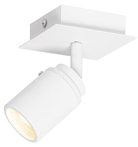 Moderní koupelnové bodové světlo bílé čtvercové IP44 - Ducha