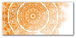 Obraz mandala Orange Velikost (šířka x výška): 150x70 cm