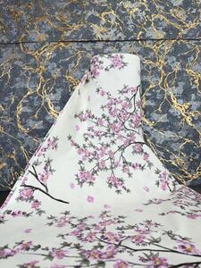 Ervi povlak na polštář bavlněný - kvetoucí růžový strom