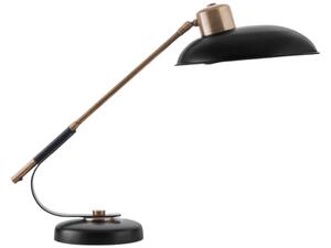 House Doctor Černá kovová stolní lampa Art Deco